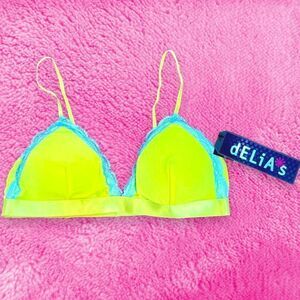 Delia’s Neon Lime Bralette 